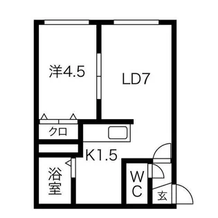 フォレストOKAP II【305号室】の間取り