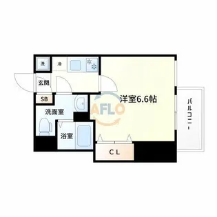 フレンシアノイエ東三国【2階】の間取り