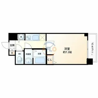 La Douceur新大阪【5階】の間取り