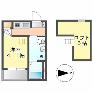 エルシエロ(el cielo)【205号室】の間取り