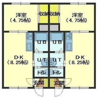 ピュアパレス高盛【306号室】の間取り