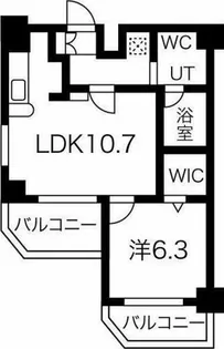 ソレイルコート桜本町【8階】の間取り