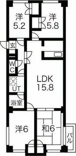 URBAN STAGE ナゴヤ【1階】の間取り