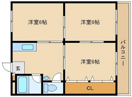 キャピタルビルド【3階】の間取り