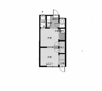 シャトレコートⅢ【10A号室】の間取り