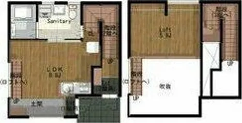 1Rの間取り画像