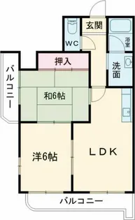 サンエトワール【601号室】の間取り