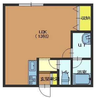 リーブルメゾン【102号室】の間取り