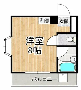 スカイ南花台【3階】の間取り