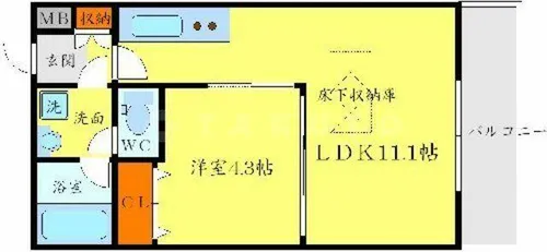 メゾン・プレジール【3階】の間取り