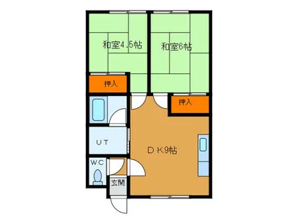 レジデンス真【205号室】の間取り