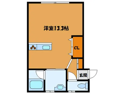 リーブルメゾン【102号室】の間取り