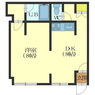 マンションハイライフ【3階】の間取り