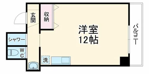 アルス天満橋【3階】の間取り