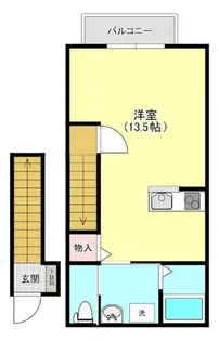 シンワパレス【202号室】の間取り