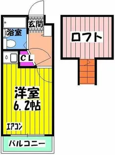ベルトピア和泉【2階】の間取り