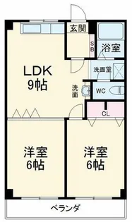 メゾンドタカ【403号室】の間取り