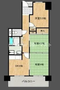 ノアーズアーク住之江【8階】の間取り