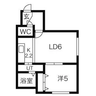 ロア・エスポワール【4階】の間取り