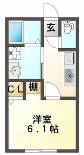 リープラス恵比寿駅前【2階】の間取り