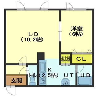 エクセルハイム【202号室】の間取り