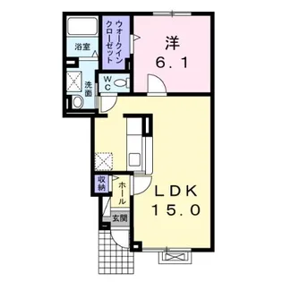 ボンヌールコート【102号室】の間取り