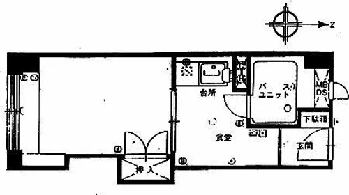 チサンマンション札幌第3【11階】の間取り