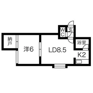 ブレス72【202号室】の間取り