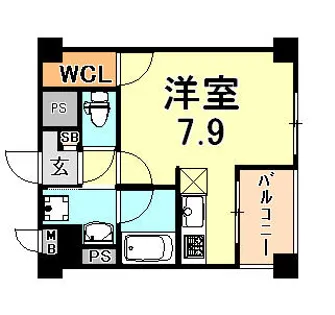 カノン甲南山手【3階】の間取り