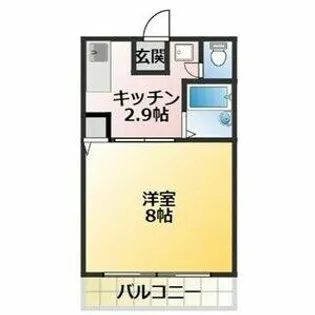 ベルウッドハイムⅡ【2階】の間取り