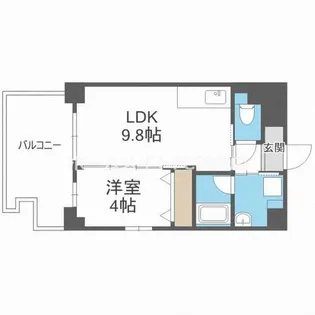 ティーズガーデン【7階】の間取り