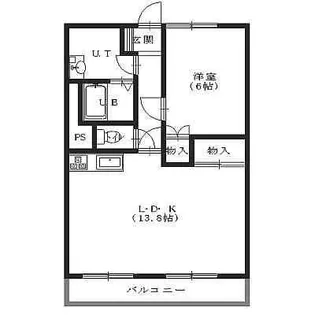 ロイヤルシティ参番館【203号室】の間取り