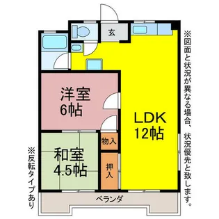 ハイツ坂上【301号室】の間取り