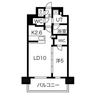 ミュプレ上前津【13階】の間取り