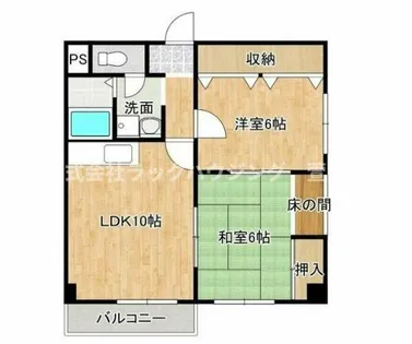 メイフェアN【2階】の間取り