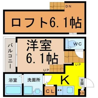 アーバンリュクス【1階】の間取り