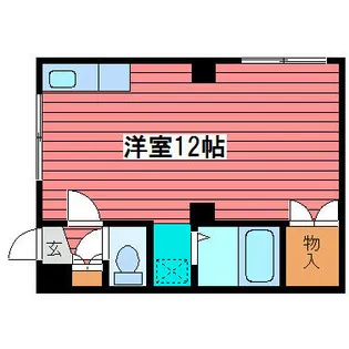 ハーベスト518【4階】の間取り
