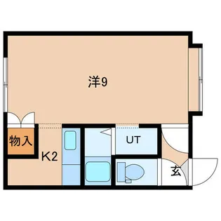 ルミエール上坂【103号室】の間取り
