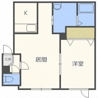 STELLAⅡ【202号室】の間取り