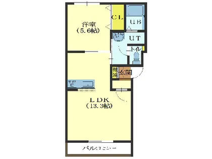 メルソン・リール【201号室】の間取り