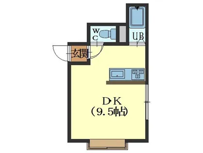 MILKY美原【203号室】の間取り