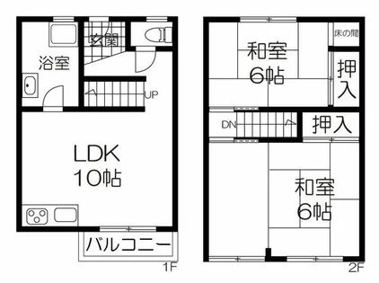 杭瀬第三団地11号棟【303号室】の間取り