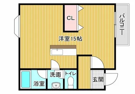 アベニュー中加賀屋【3階】の間取り