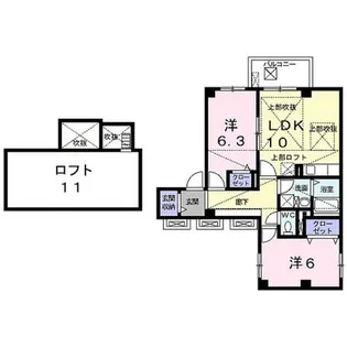パディントンN・C【3階】の間取り