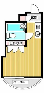 天六エリア ワンルーム【1階】の間取り