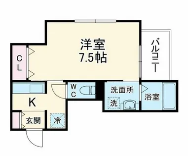 榮マンション【2階】の間取り