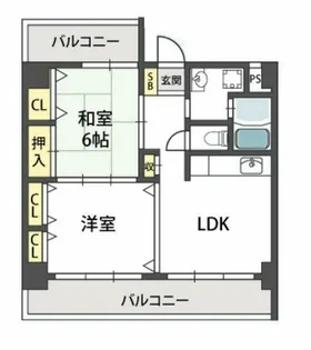 グローリーヨシダ【3階】の間取り