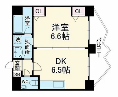 ZEUS 20XX【9階】の間取り