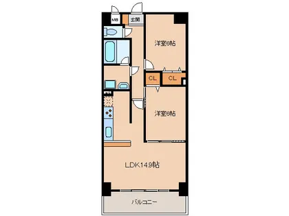 PASSAGGIO(パサージオ)【7階】の間取り