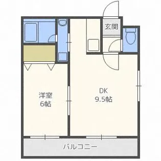 REGALO南郷【4階】の間取り